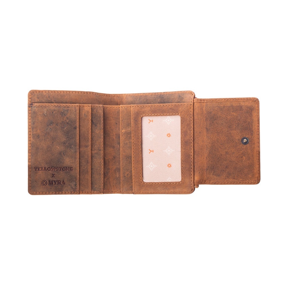 YELLOW STONE WESTMERE STUDDED CREDIT CARD HOLDER IN AMBER - Picture 4 of 5